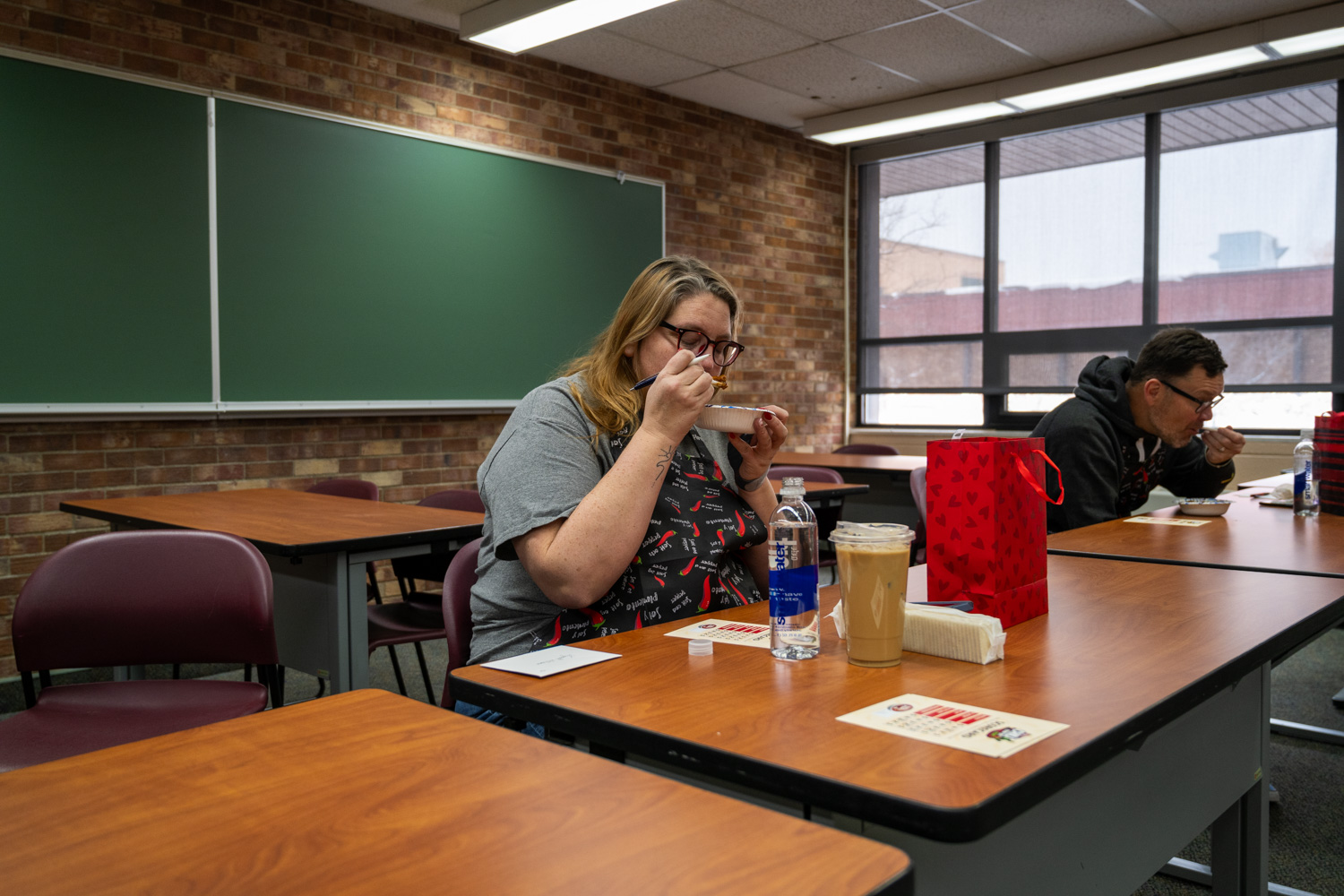 Judge Tasting Chili