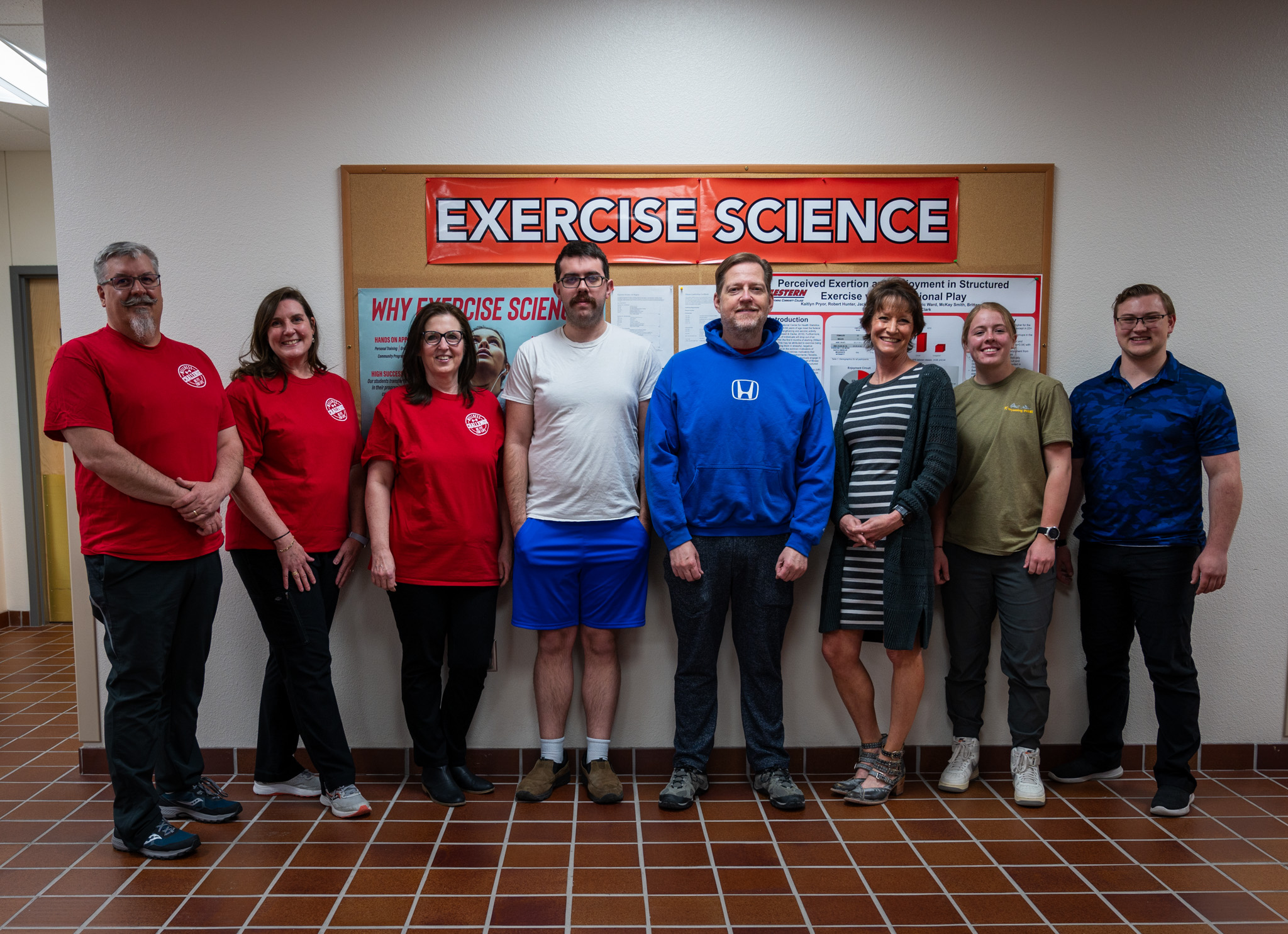 Wellness Challenge Winners From left to right: Jim Wasseen, Eva Wasseen, Dianna Davis, Aaron Petrich, Jim Gustafson, Carol White, Hannah Shuler, and Jaxon Peacock