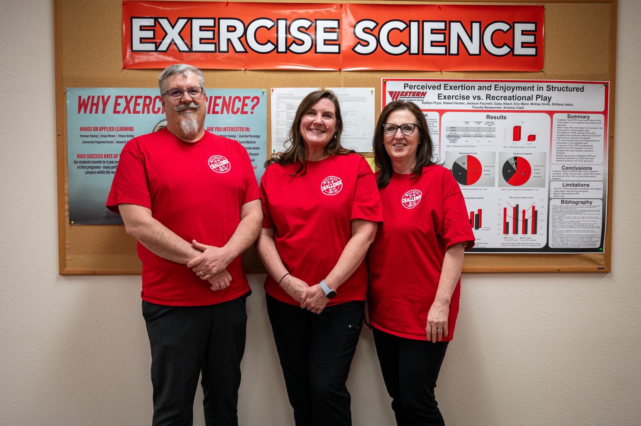 Wellness Challenge Team Winner "Flaming Tacos" Members of the team include from left to right: Jim Wasseen, Eva Wasseen, and Dianna Davis