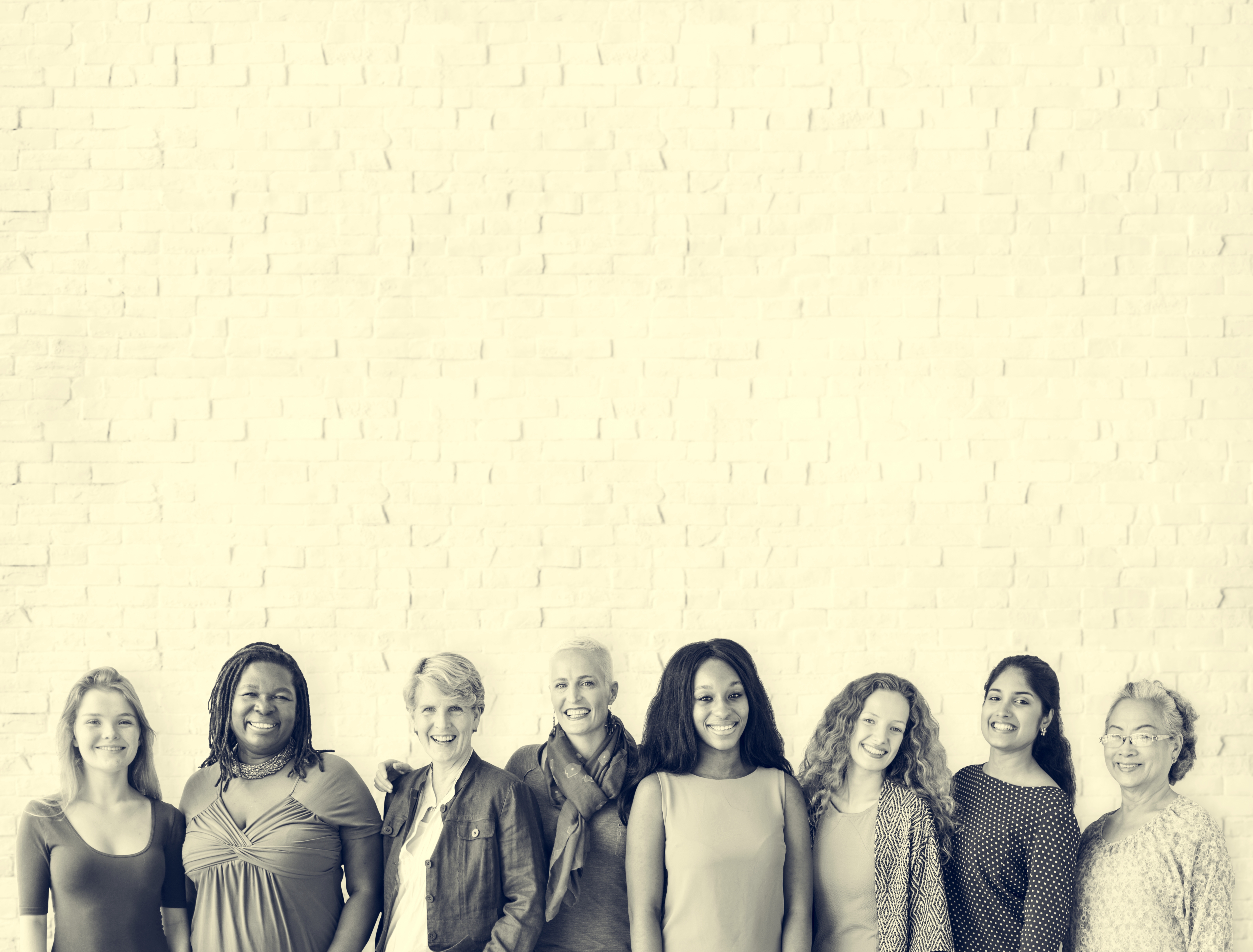 A group of all age group of women